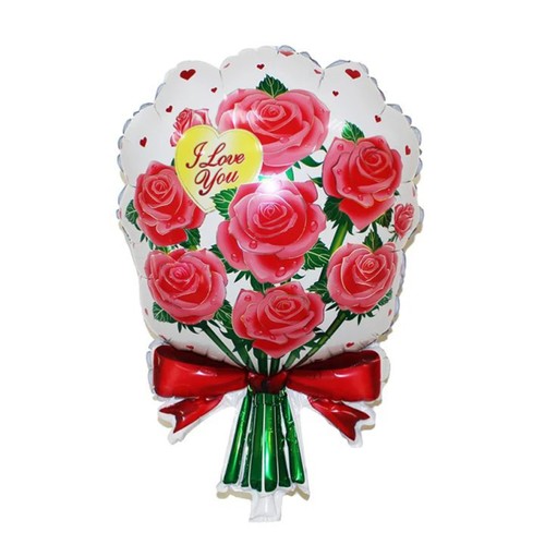 Rose balloon anniversary - balloon,