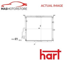 A/C AIR CON CONDENSER HART 605